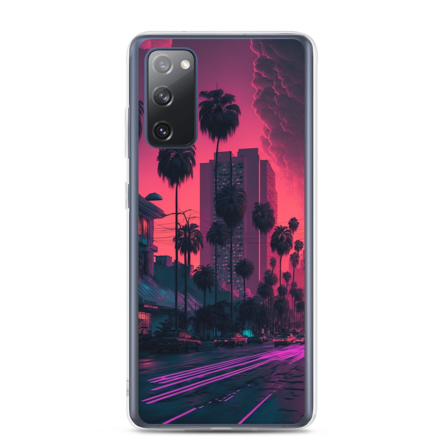 Samsung Case - Synthwave Miami Street