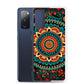 Samsung Case - Orange and Turquoise Mandala
