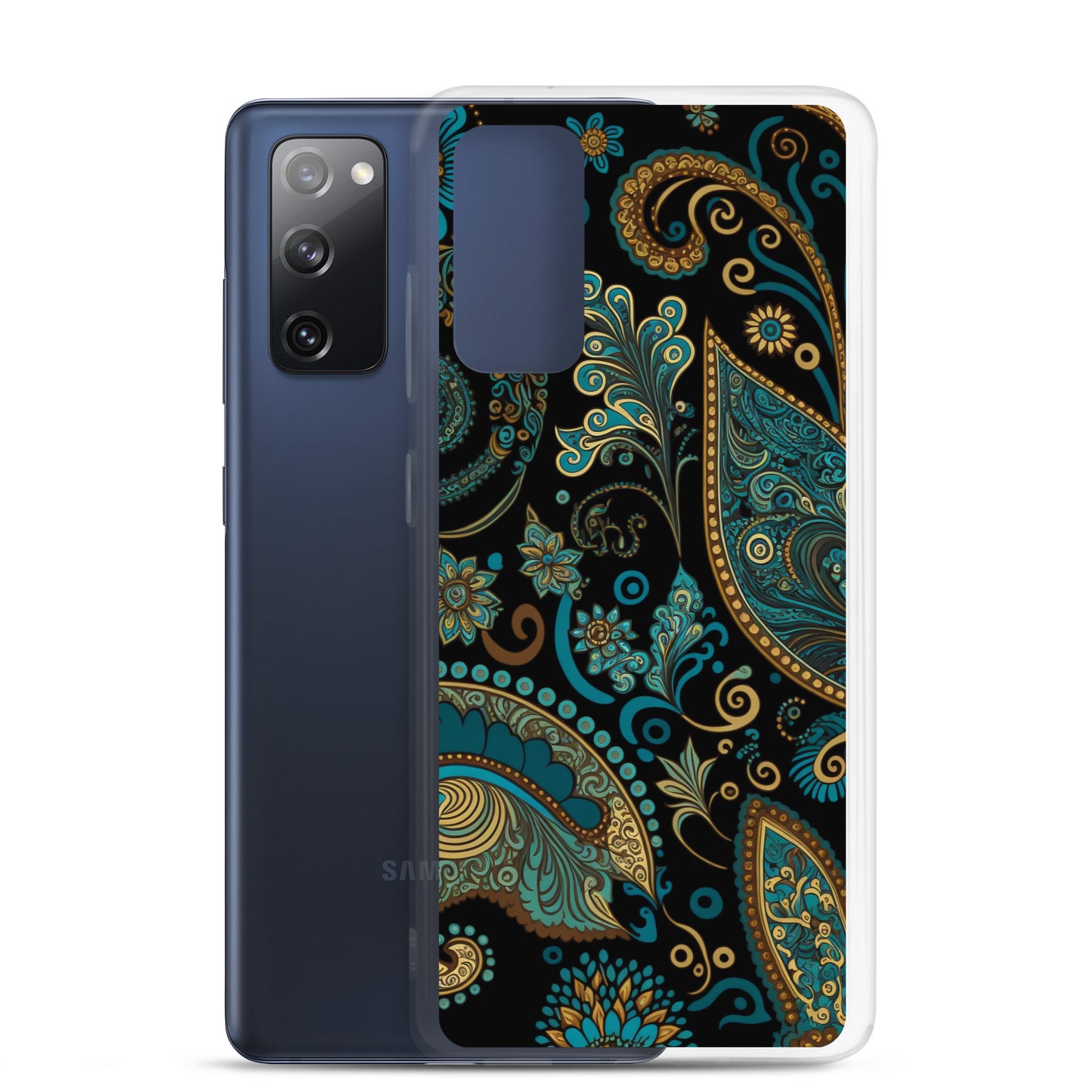 Samsung Case - Turquoise Paisley