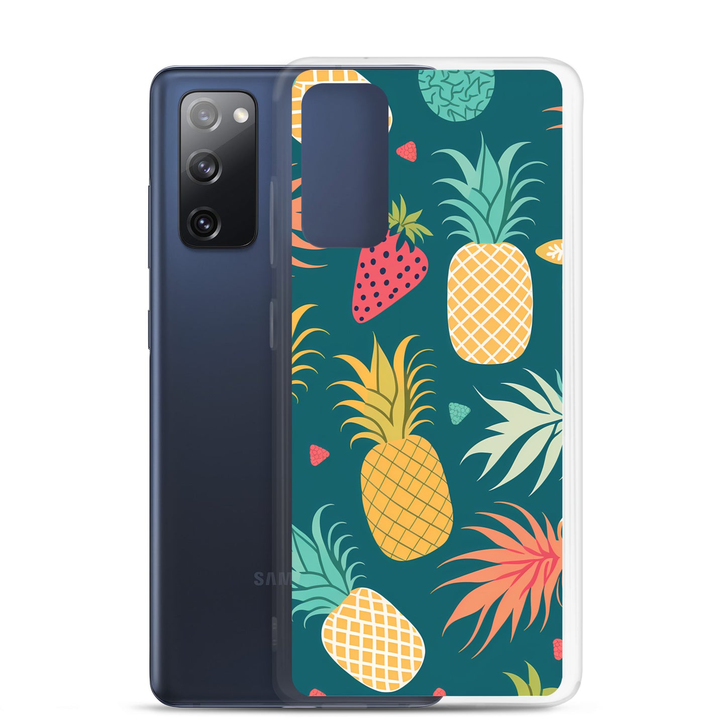 Samsung Case - Pineapples on Aqua