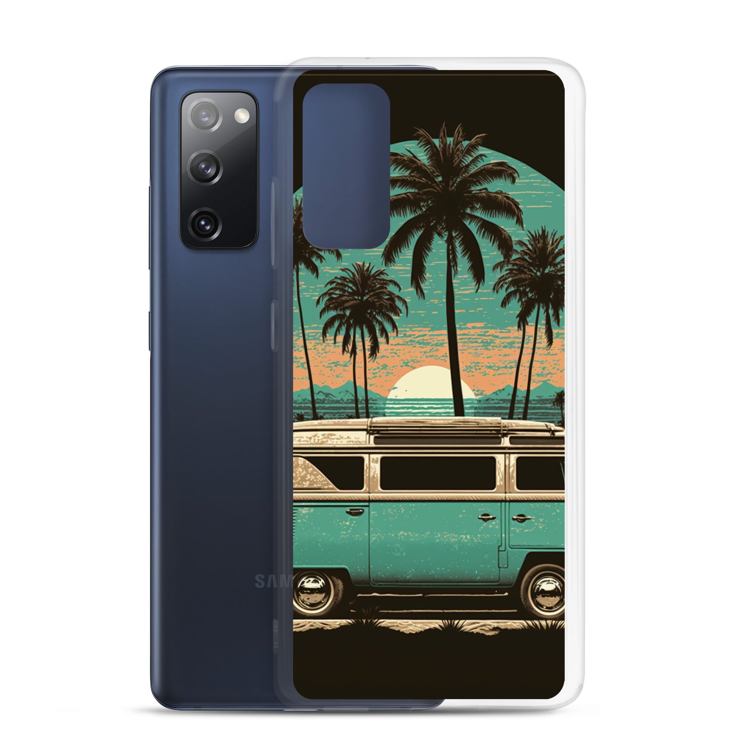 Samsung Case - Teal Beach Camper