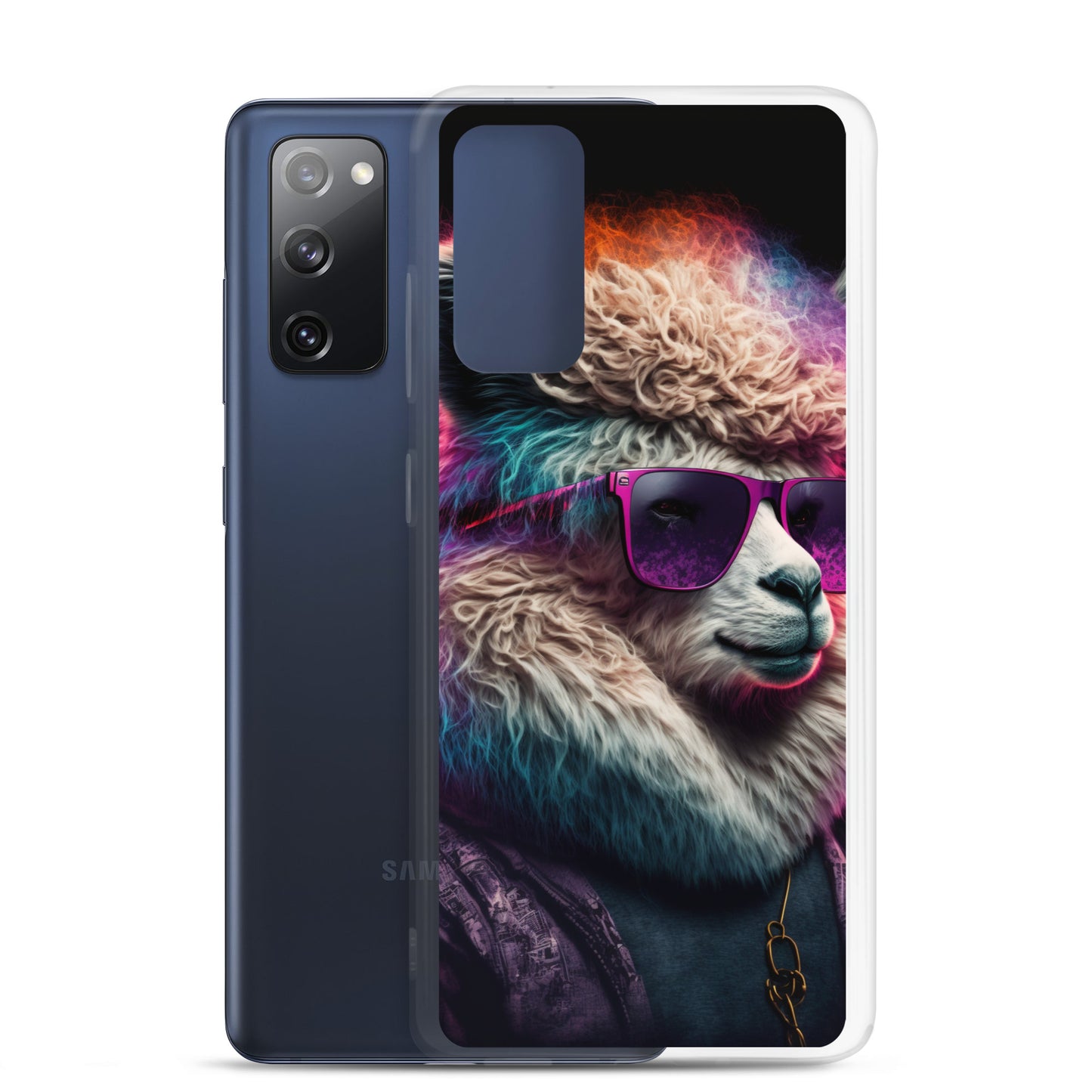 Samsung Case - Synthwave Cool Llama