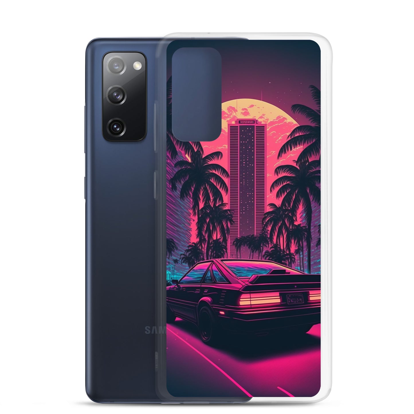 Samsung Case - Synthwave Miami Night