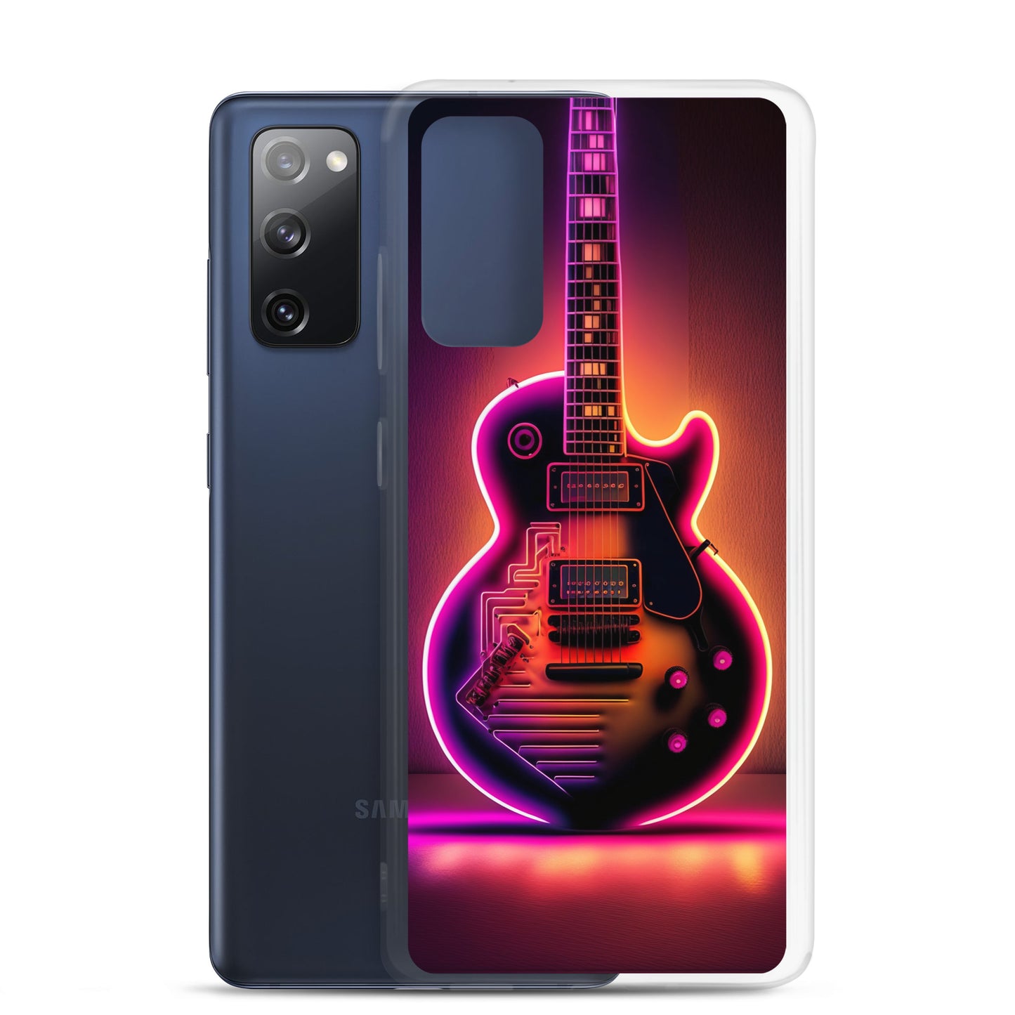 Samsung Case - Synthwave Electric Guitar