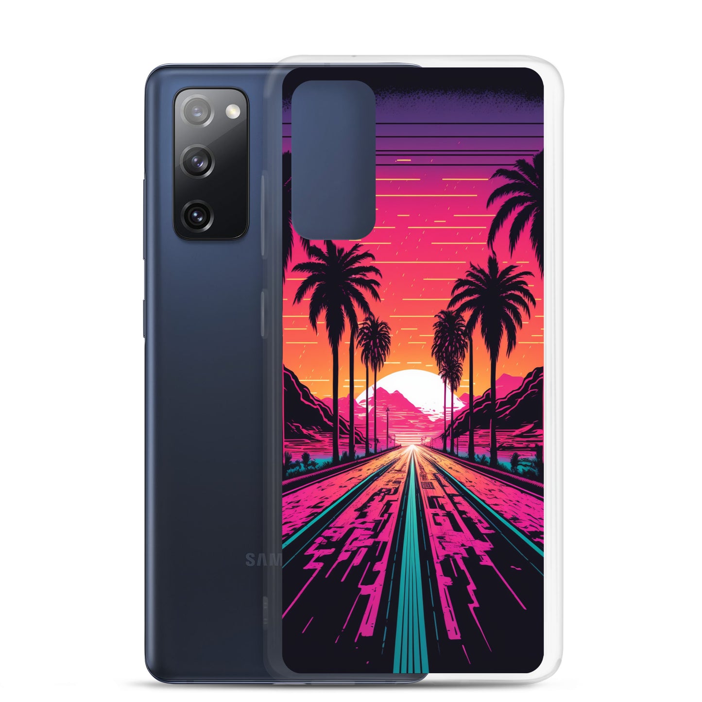Samsung Case - Synthwave Digital Highway