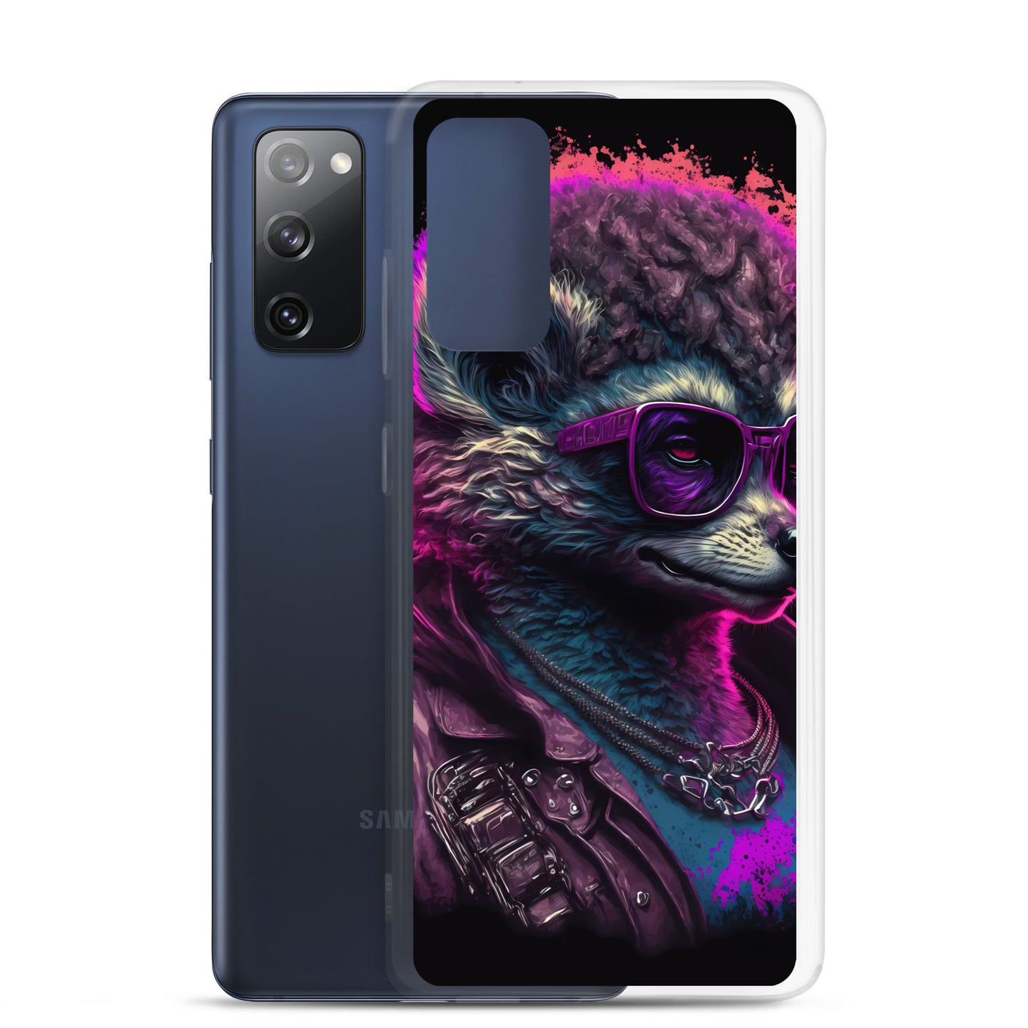 Samsung Case - Synthwave Leather Llama