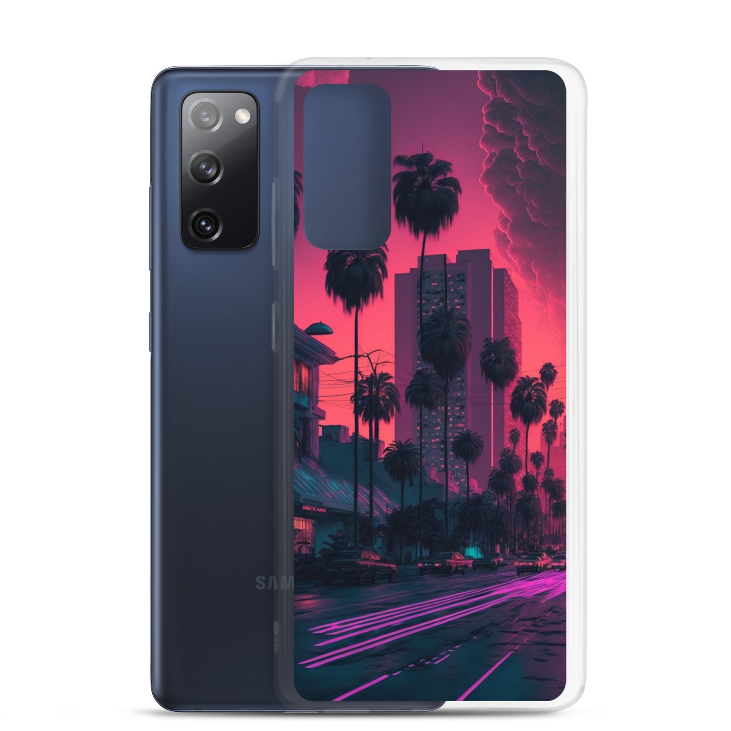 Samsung Case - Synthwave Miami Street