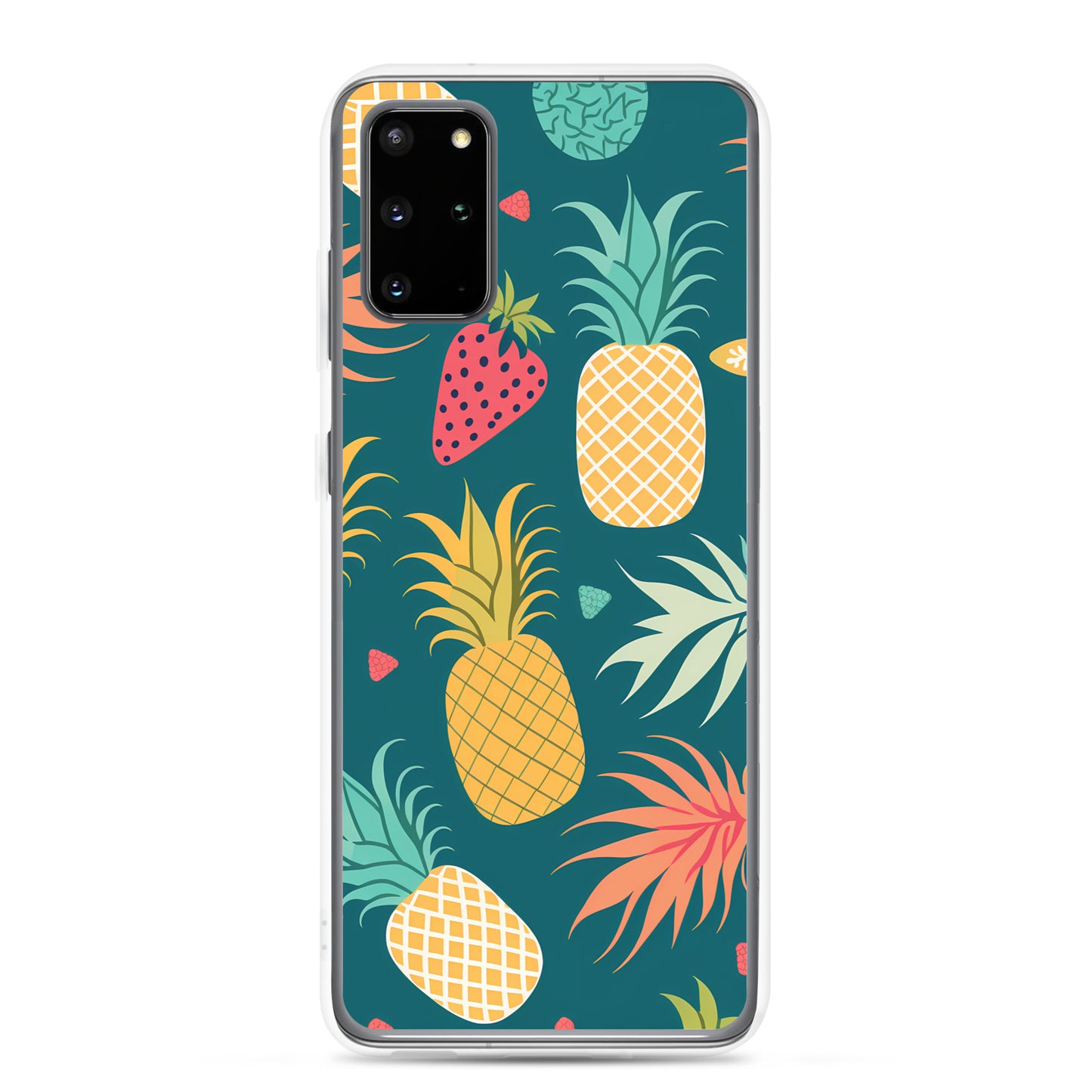 Samsung Case - Pineapples on Aqua