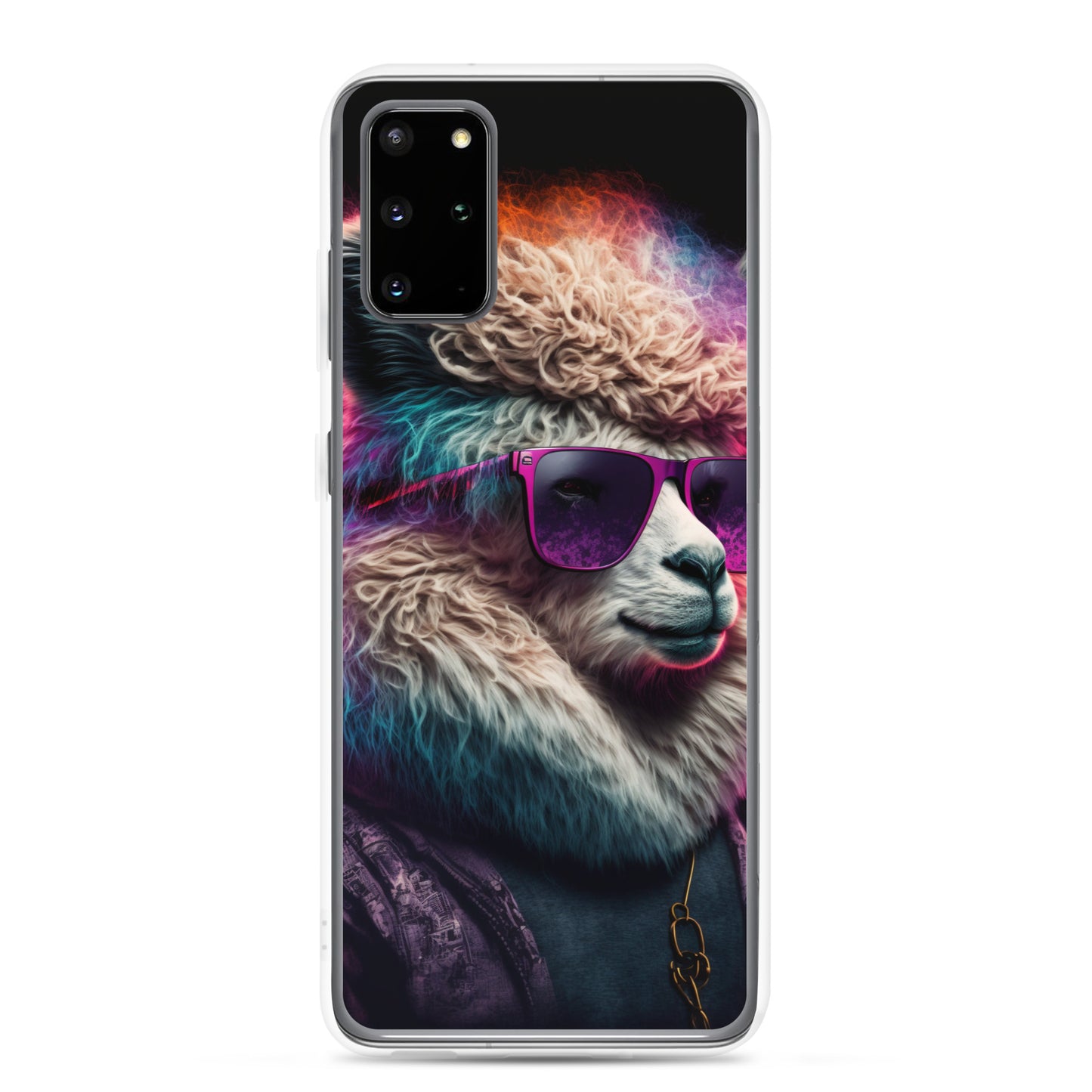 Samsung Case - Synthwave Cool Llama