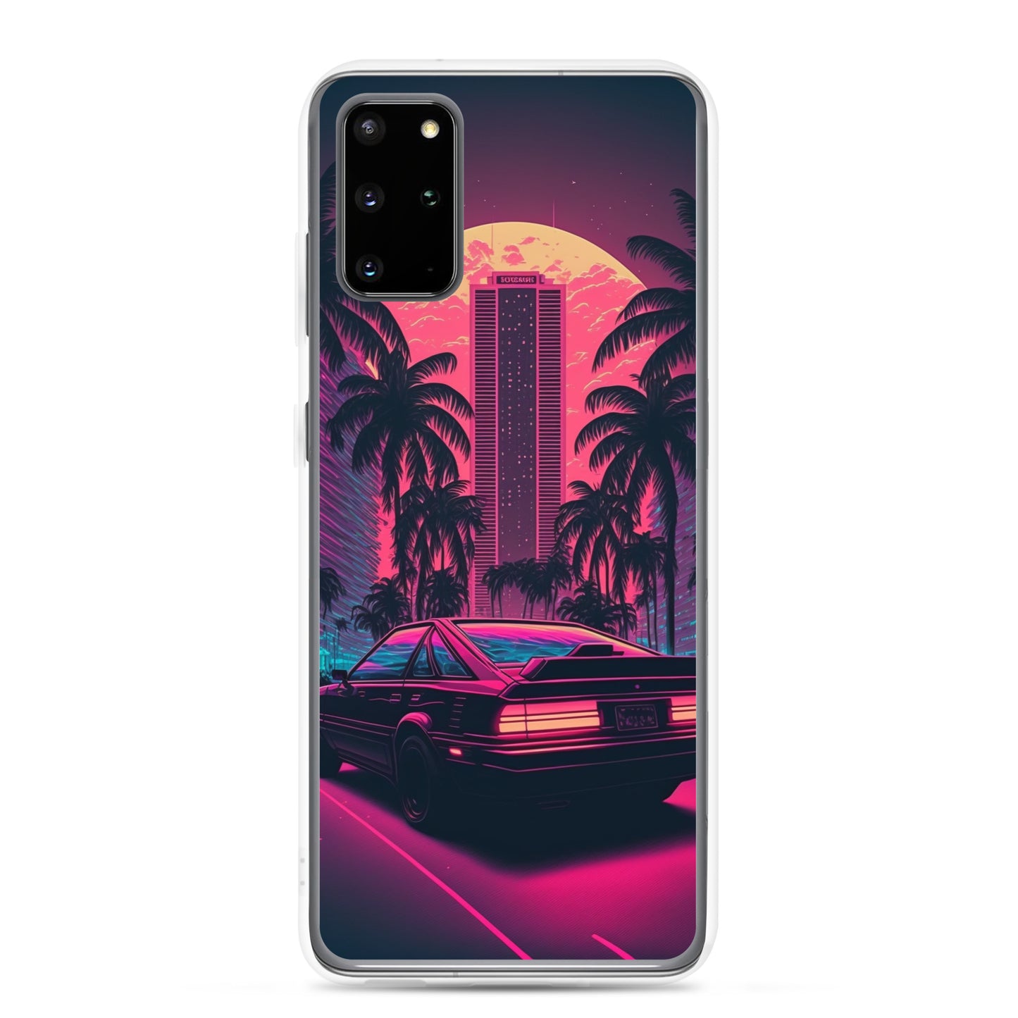 Samsung Case - Synthwave Miami Night