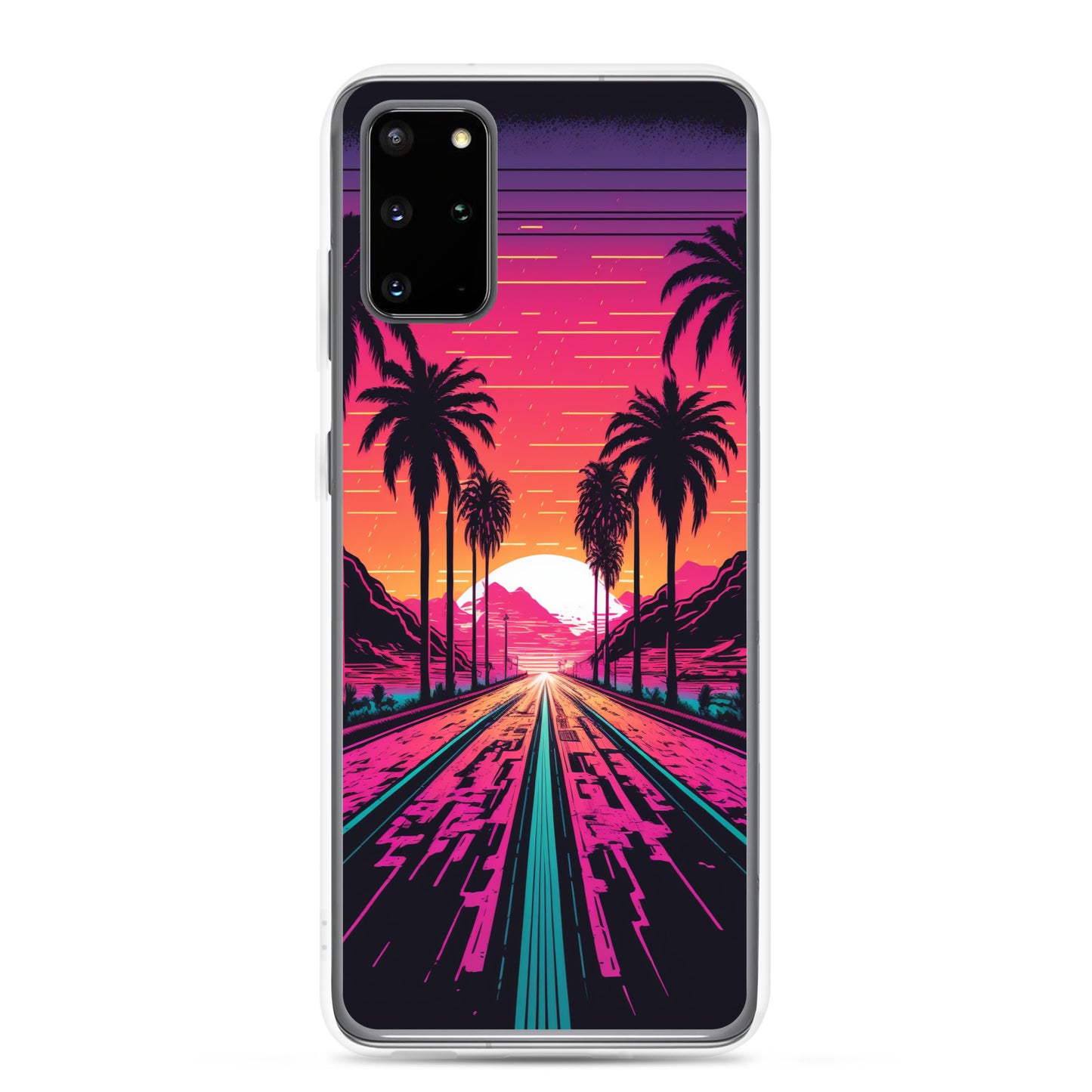 Samsung Case - Synthwave Digital Highway