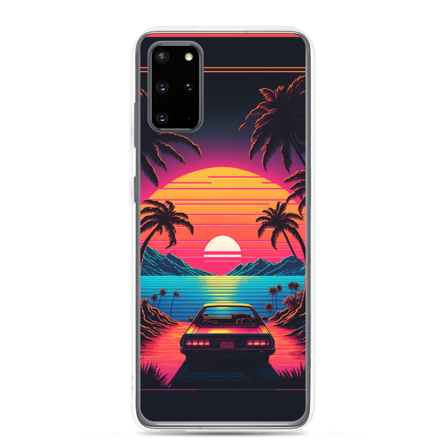 Samsung Case - Synthwave Ocean Sunset