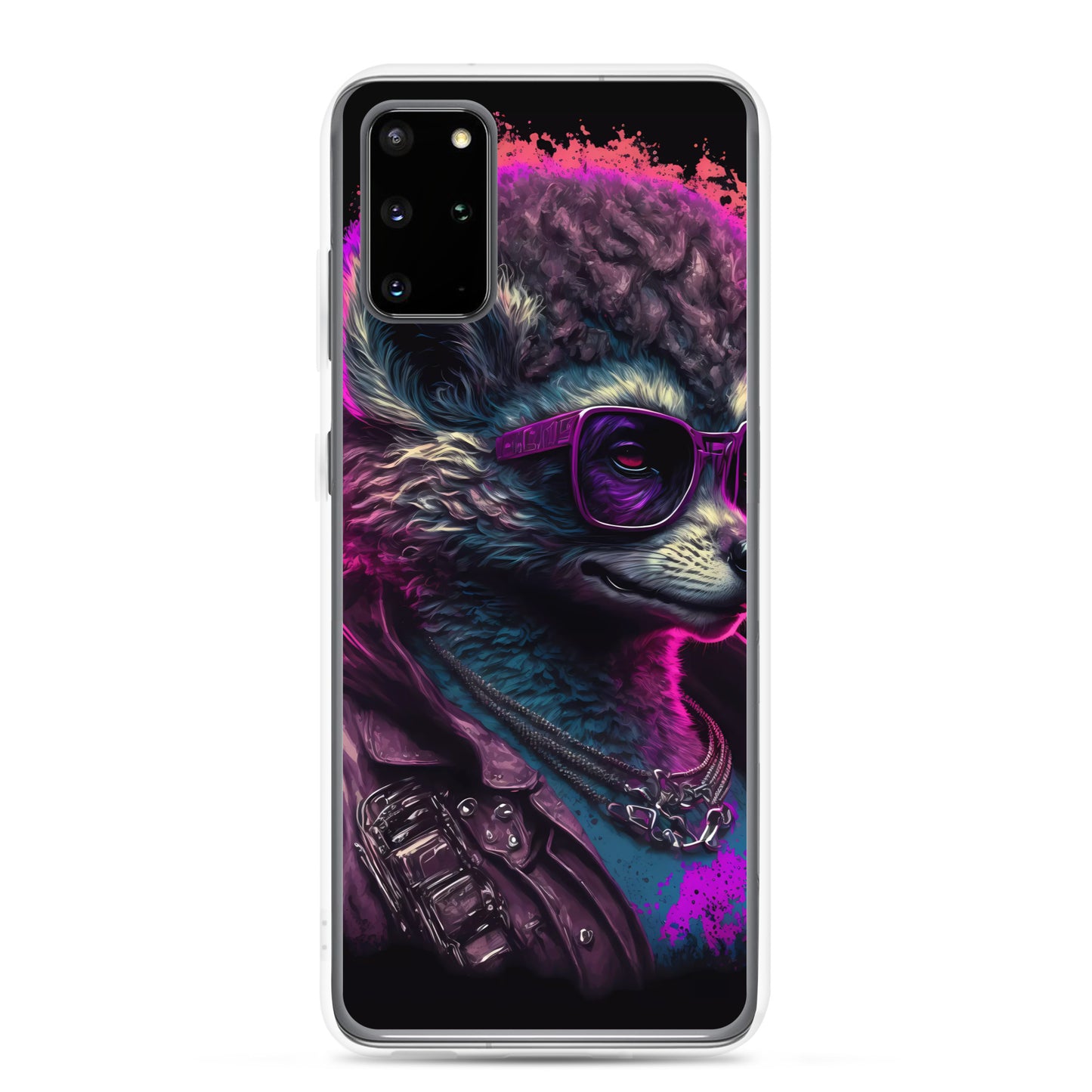 Samsung Case - Synthwave Leather Llama