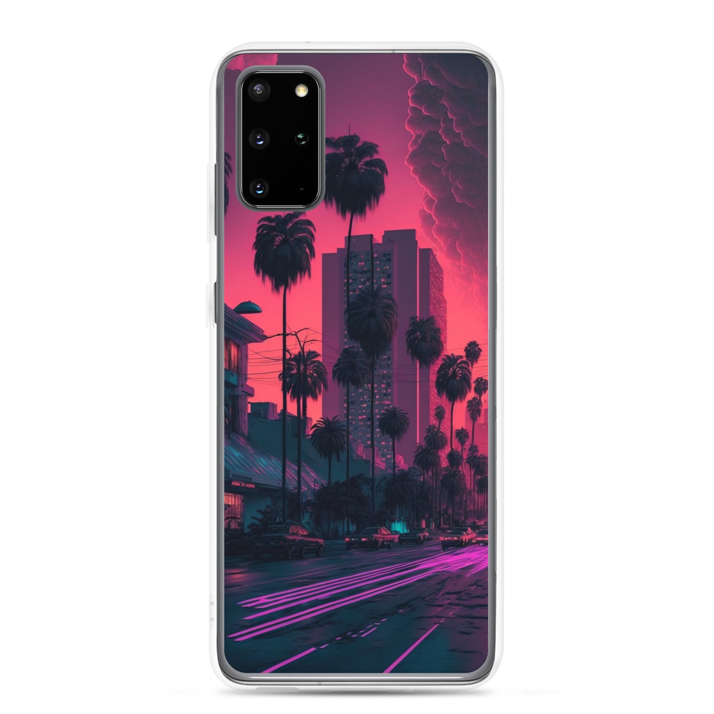 Samsung Case - Synthwave Miami Street