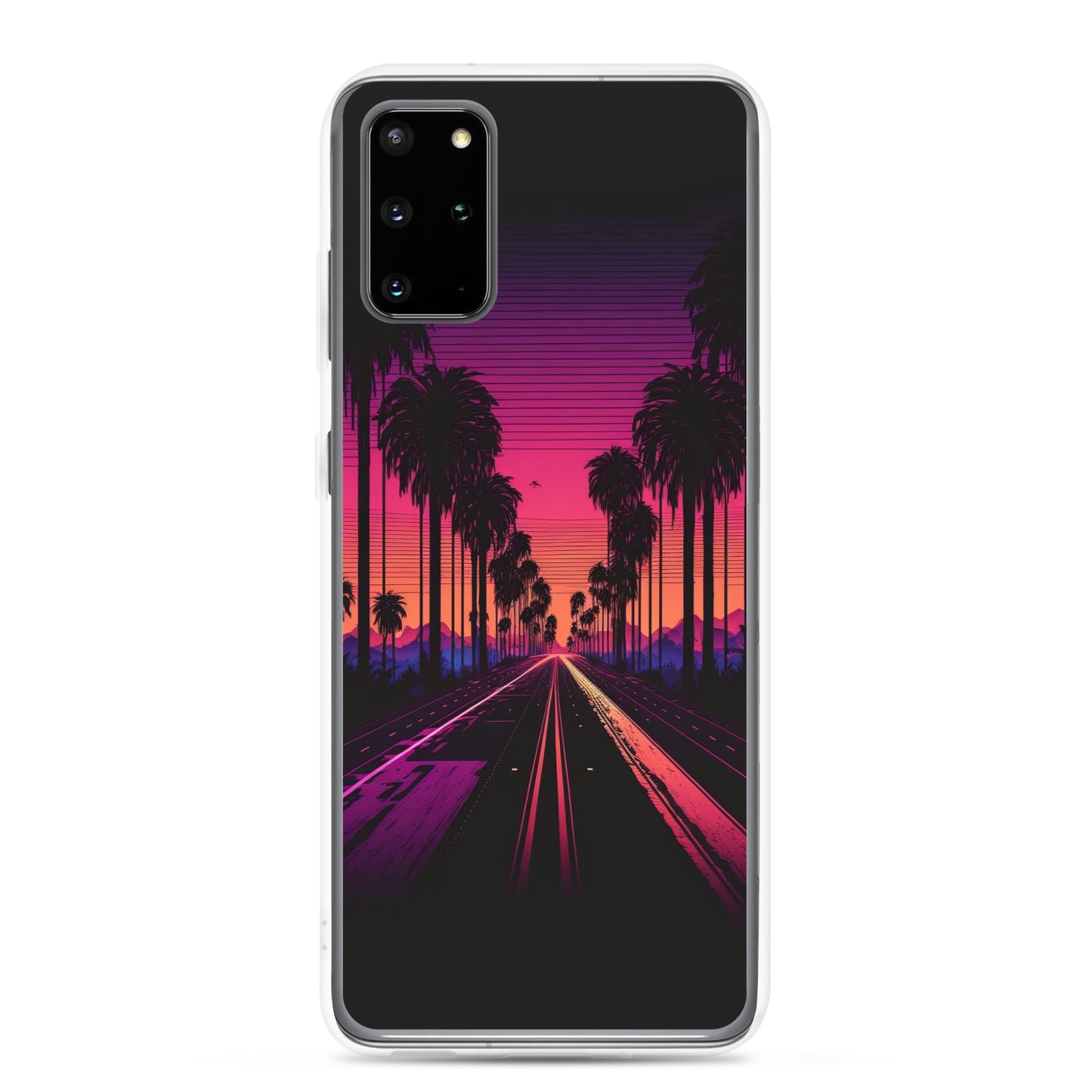 Samsung Case - Synthwave Palm Highway