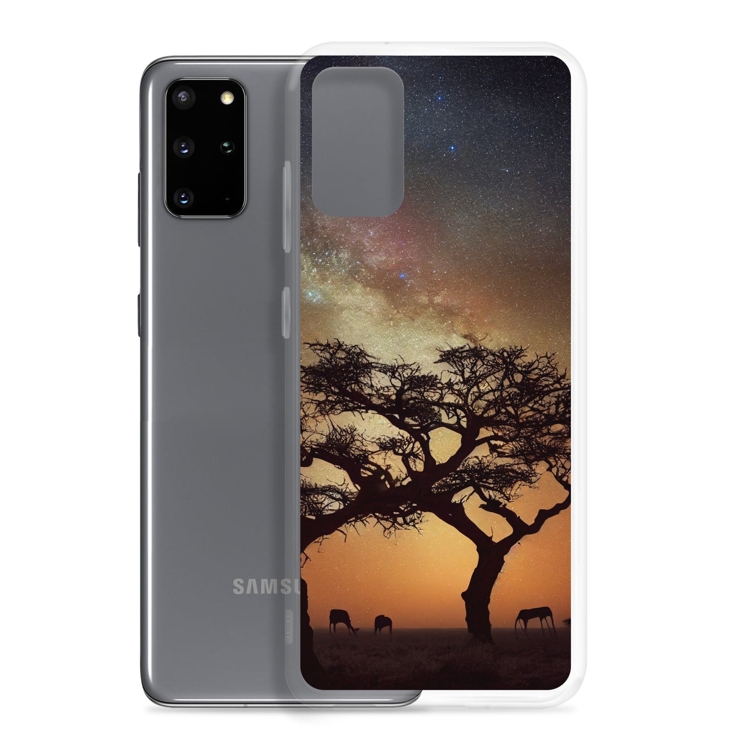 Samsung Case - African Vista - Acacia Tree Under the Milky Way