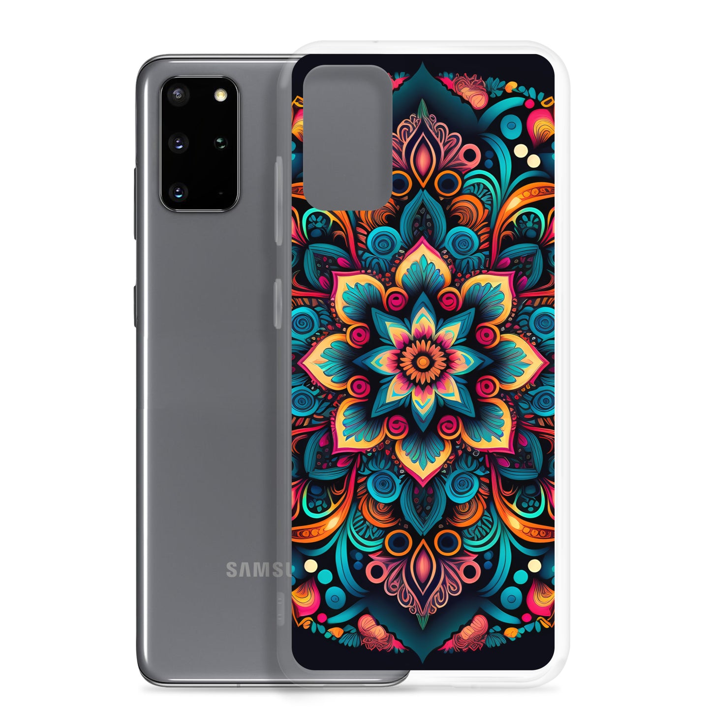 Samsung Case - Neon Mandala