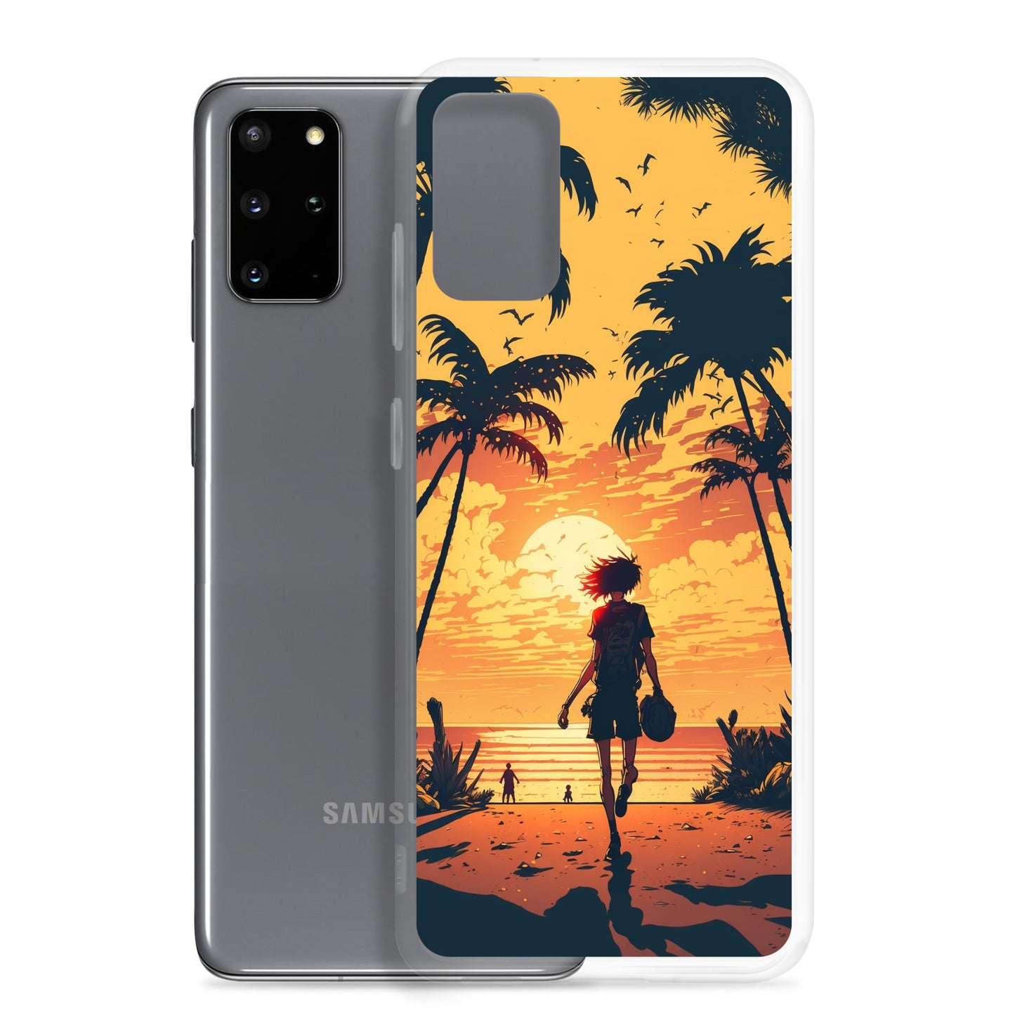 Samsung Case - Sunset Beachgoer