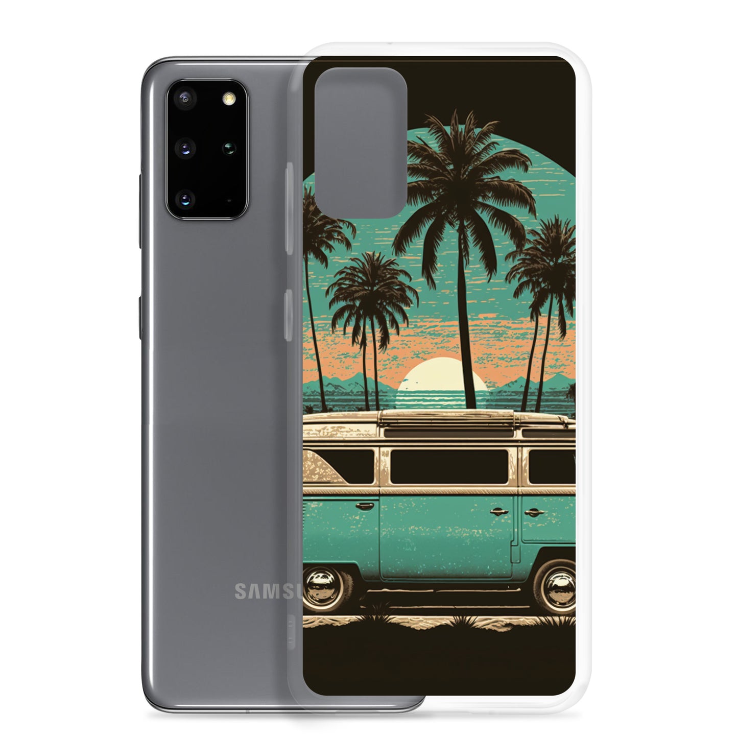 Samsung Case - Teal Beach Camper