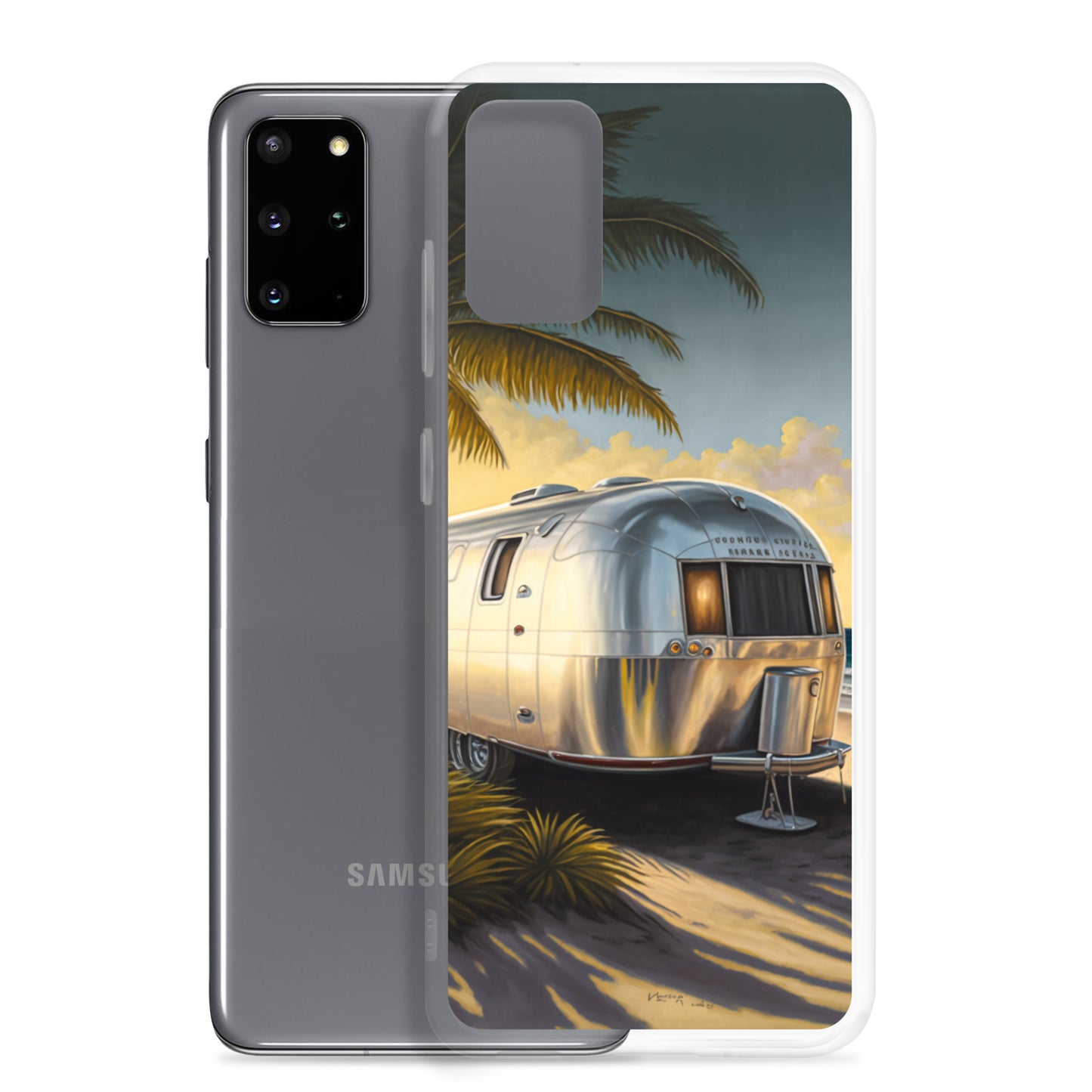 Samsung Case - Chrome Beach Camper