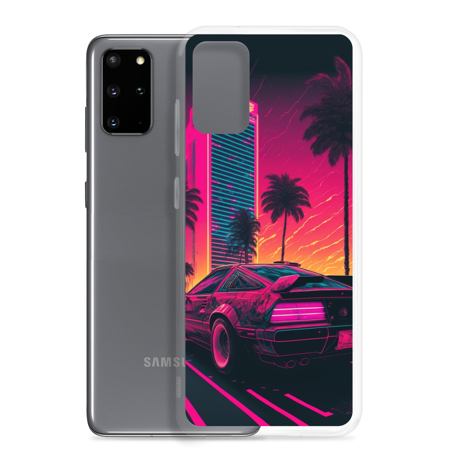 Samsung Case - Synthwave City Streets