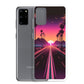 Samsung Case - Synthwave Mountain Sunset Highway
