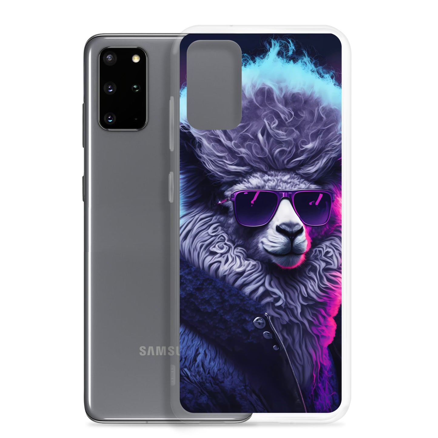 Samsung Case - Synthwave Punk Llama