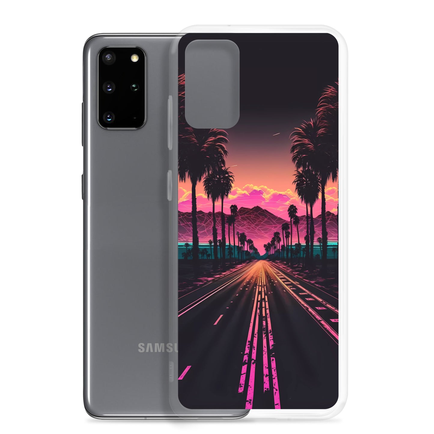 Samsung Case - Synthwave Highway