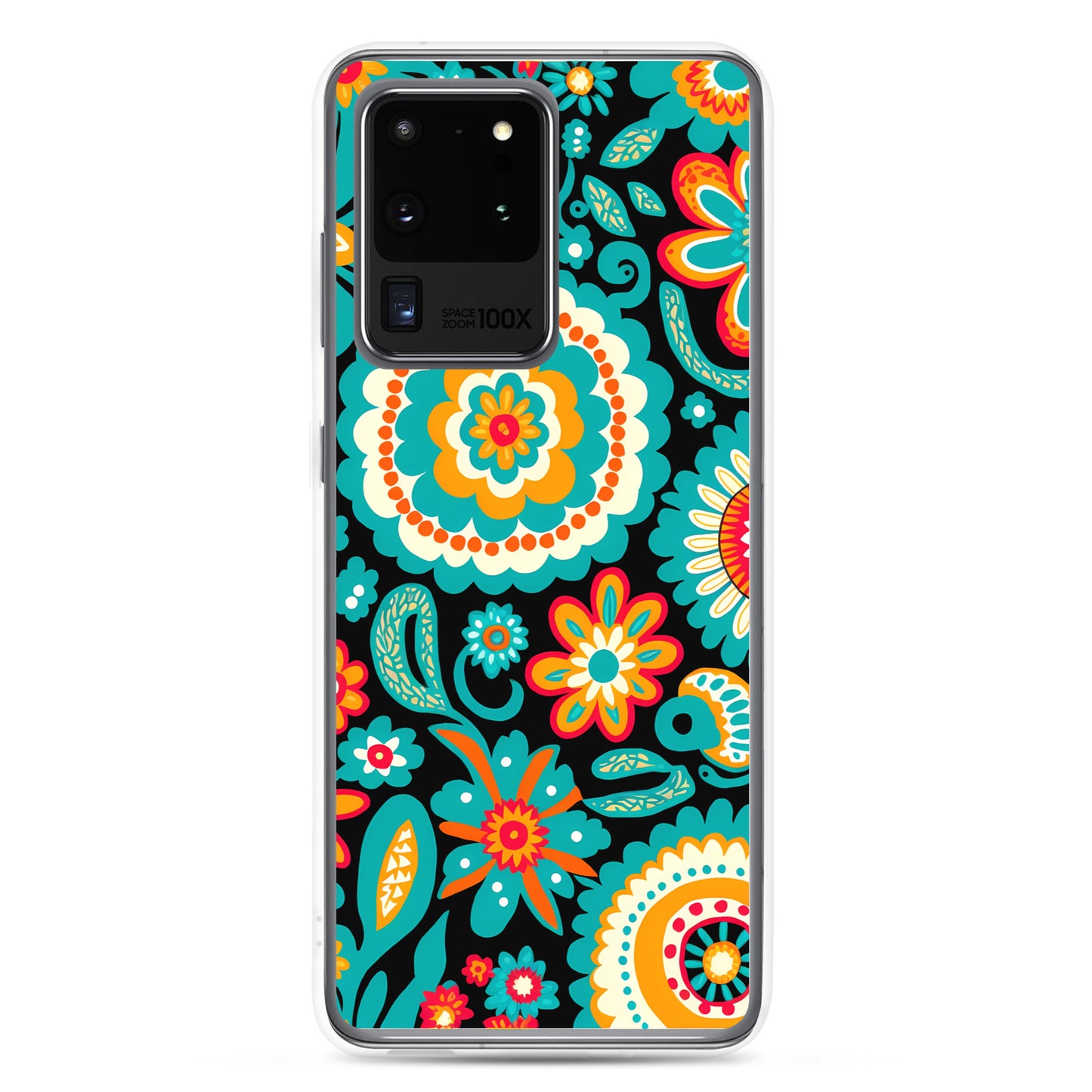 Samsung Case - Turquoise Floral
