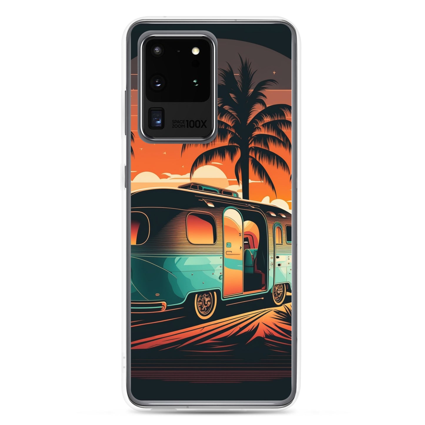 Samsung Case - Turquoise Camper at Beach Sunset