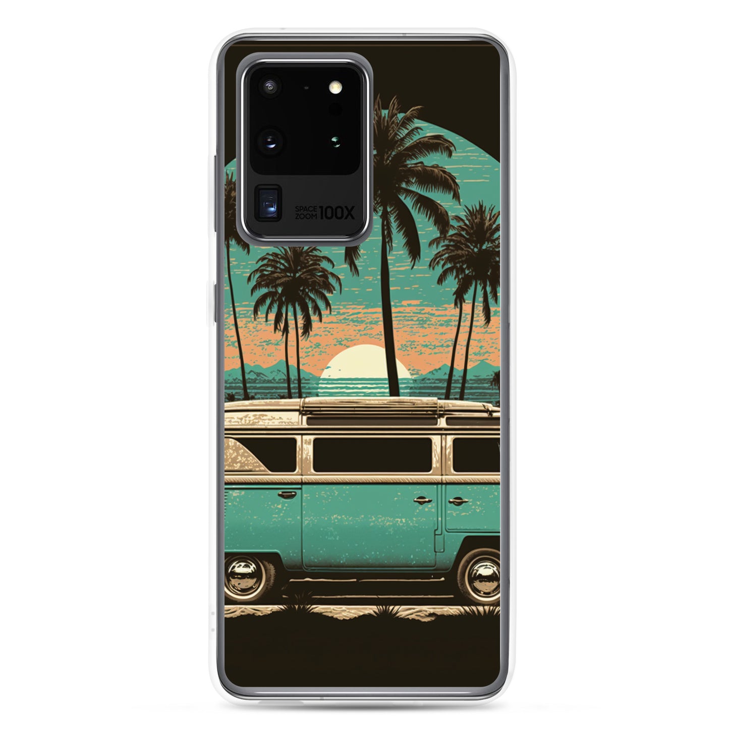 Samsung Case - Teal Beach Camper