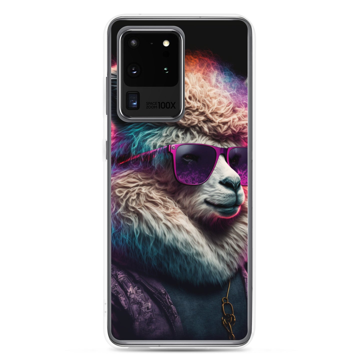 Samsung Case - Synthwave Cool Llama