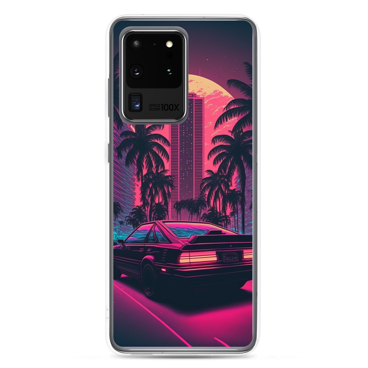 Samsung Case - Synthwave Miami Night