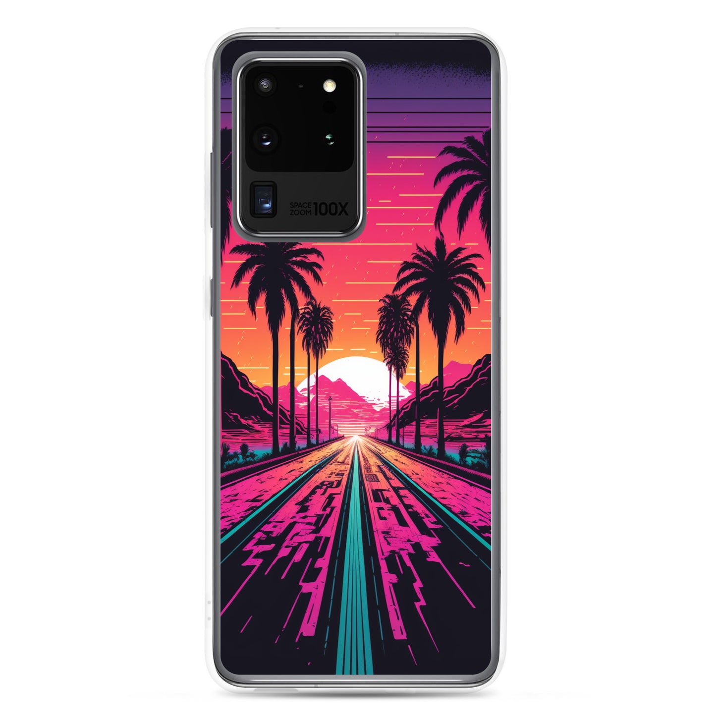 Samsung Case - Synthwave Digital Highway