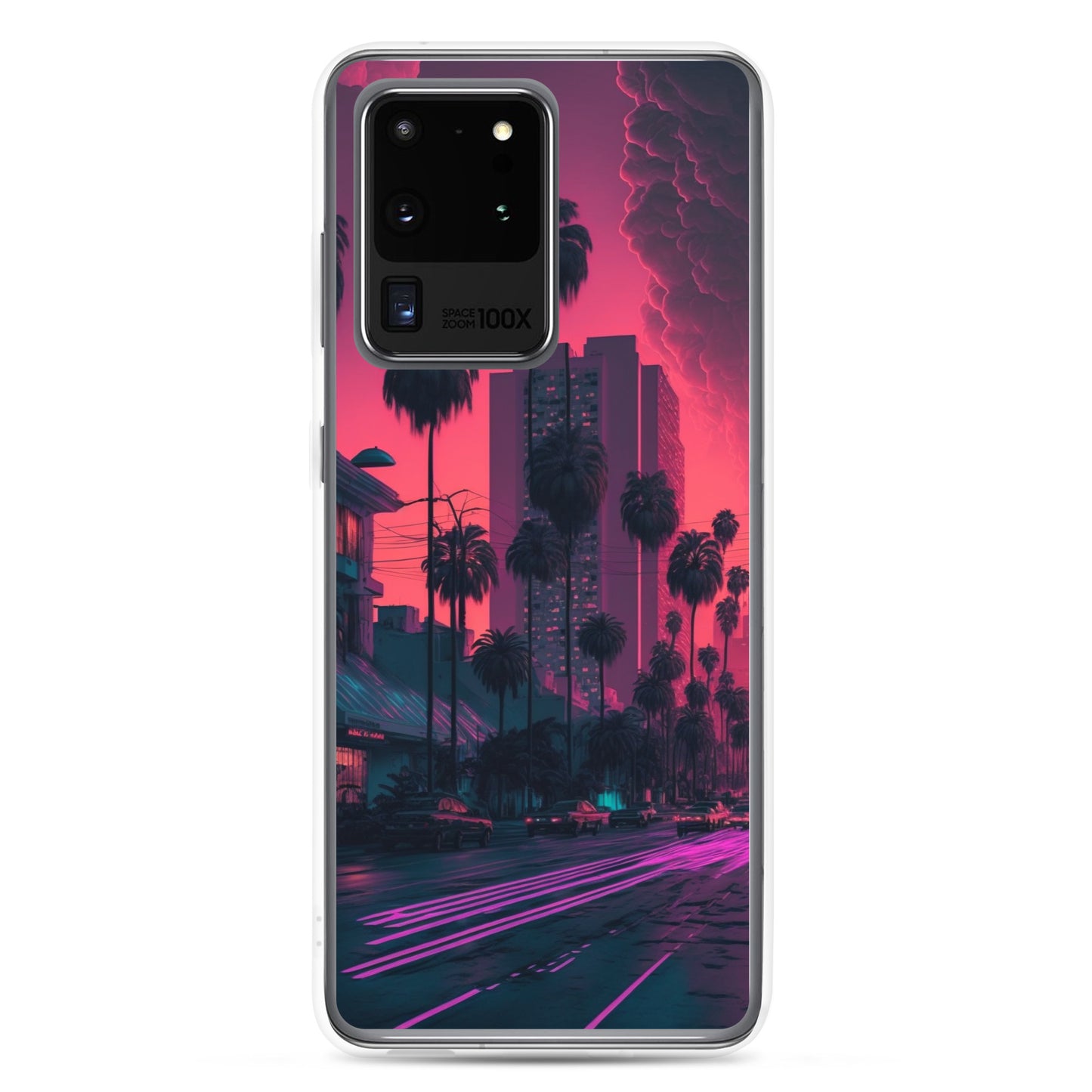 Samsung Case - Synthwave Miami Street