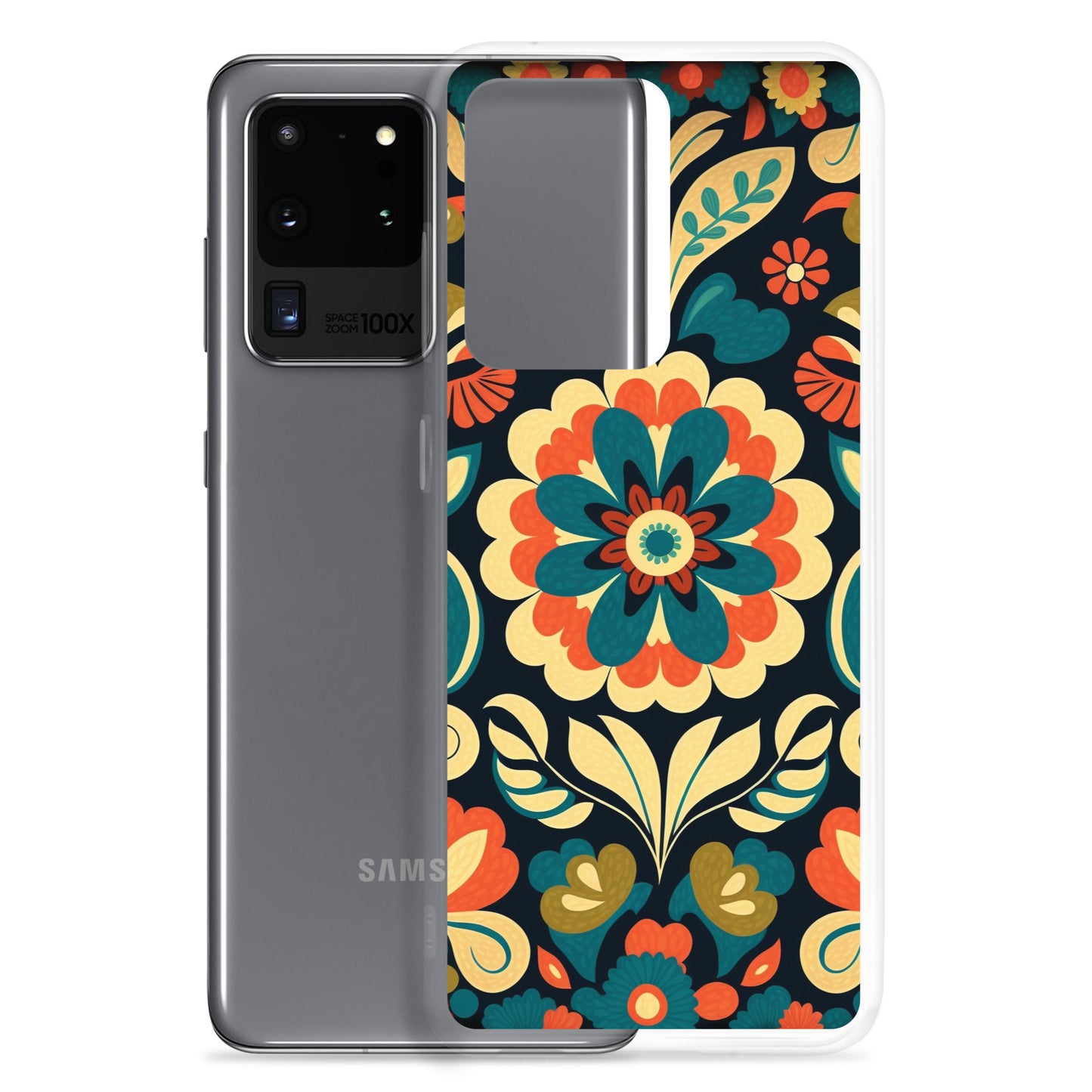 Samsung Case - Bright Floral Pattern