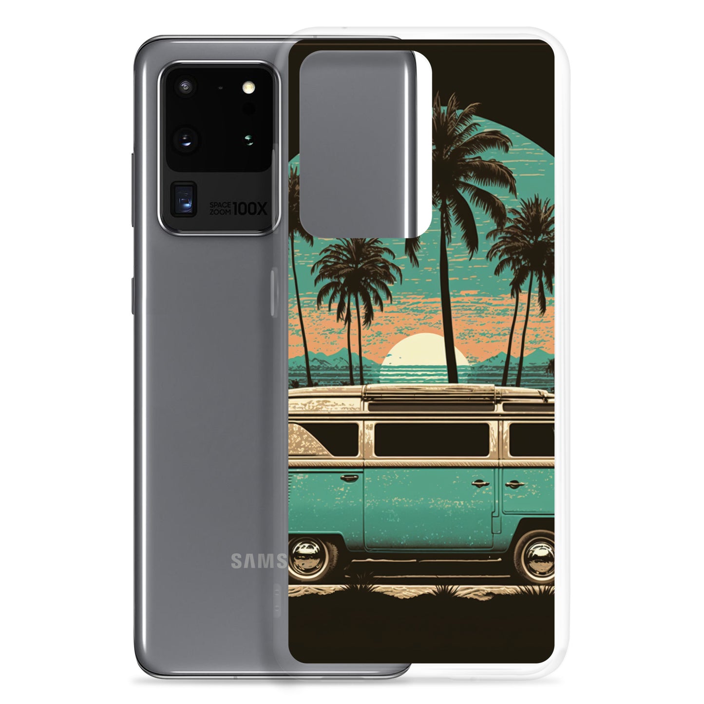 Samsung Case - Teal Beach Camper