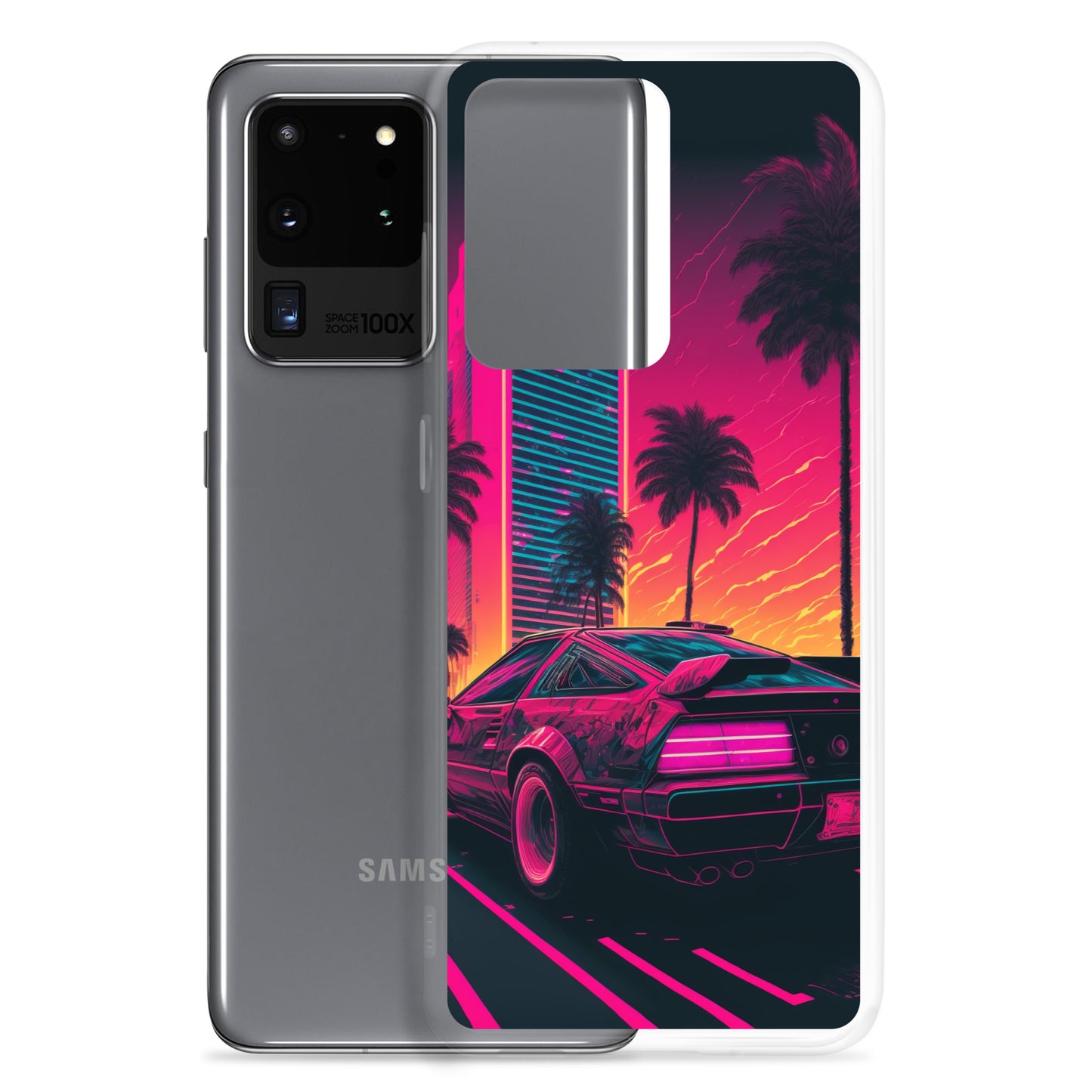 Samsung Case - Synthwave City Streets