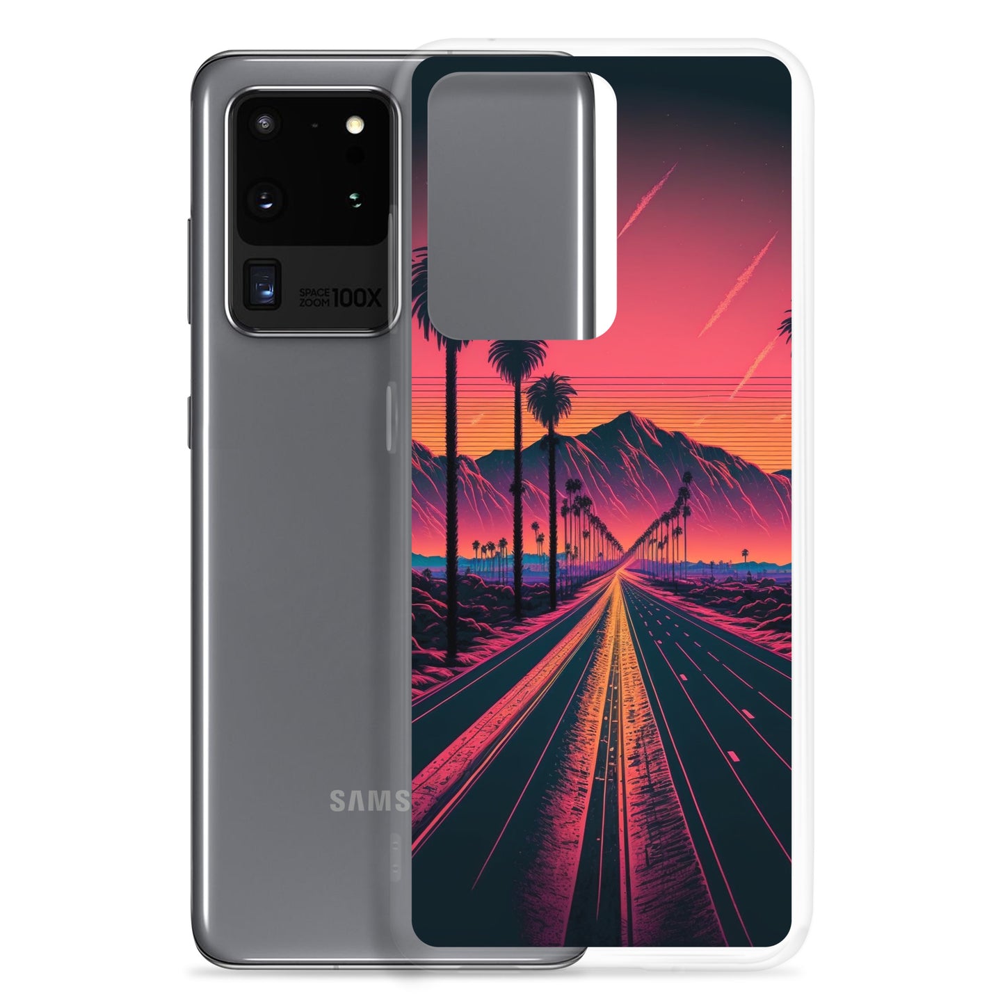 Samsung Case - Synthwave Desert Highway