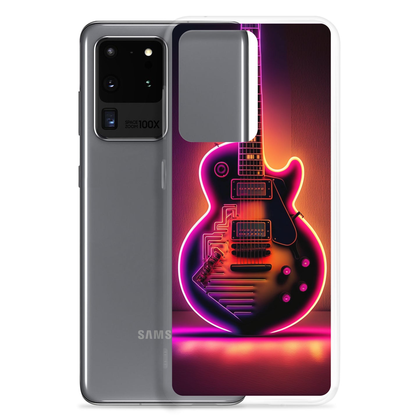 Samsung Case - Synthwave Electric Guitar