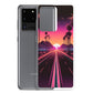 Samsung Case - Synthwave Mountain Sunset Highway