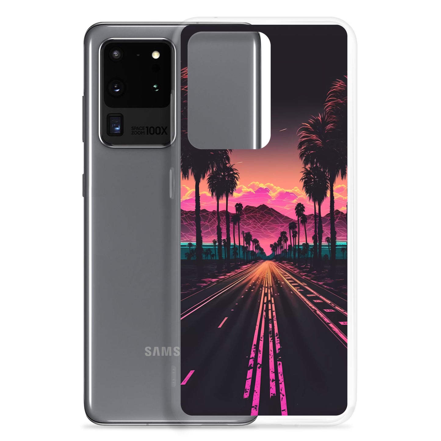 Samsung Case - Synthwave Highway