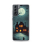 Samsung Case - Halloween Spooky House Under the Moon