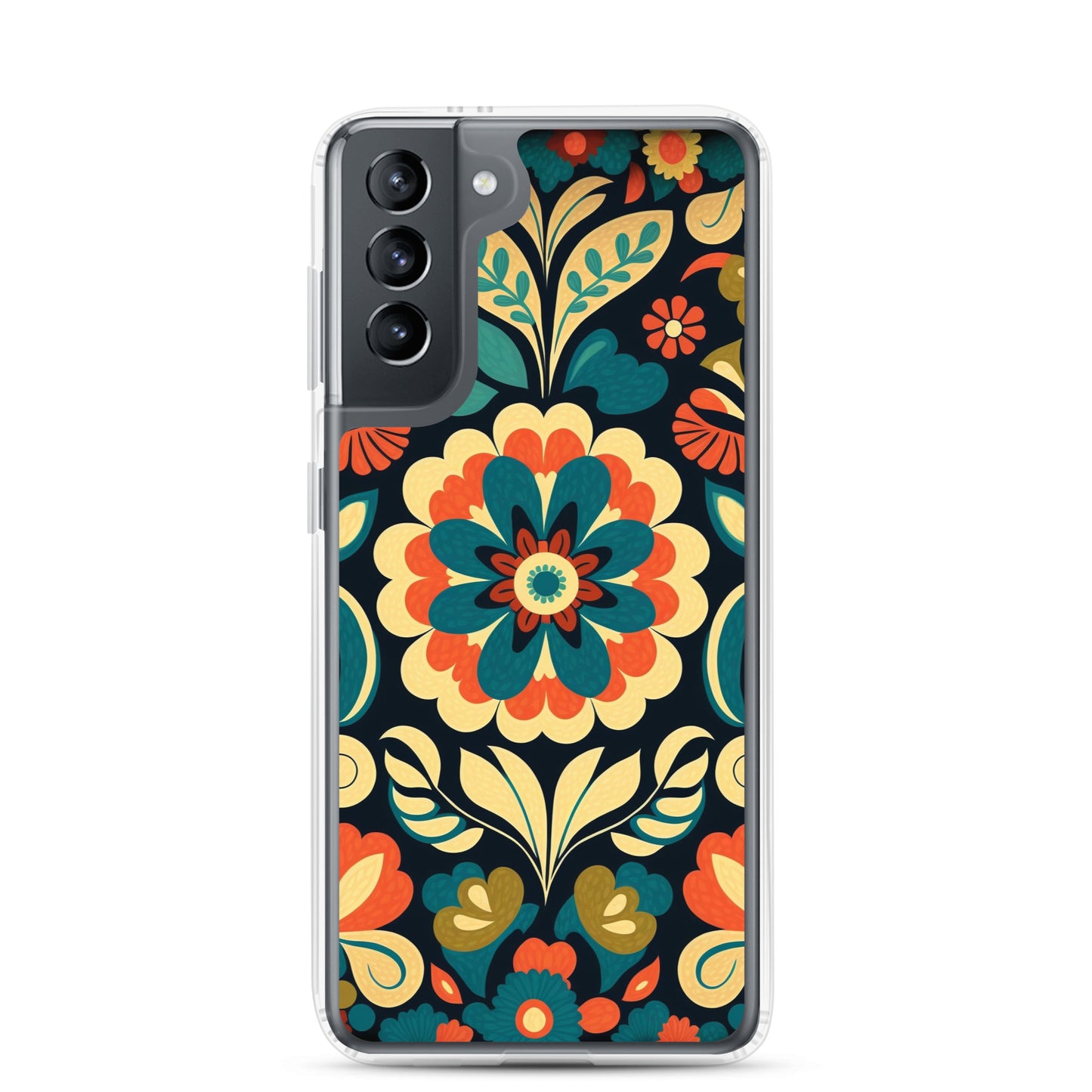 Samsung Case - Bright Floral Pattern
