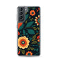 Samsung Case - Orange Florals