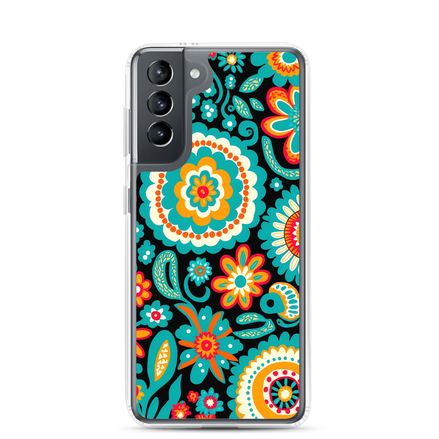 Samsung Case - Turquoise Floral