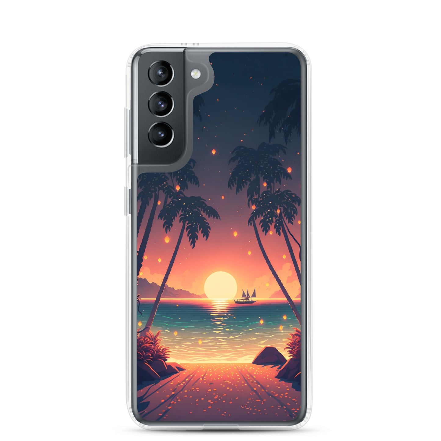 Samsung Case - Dancing Lights at Sunset