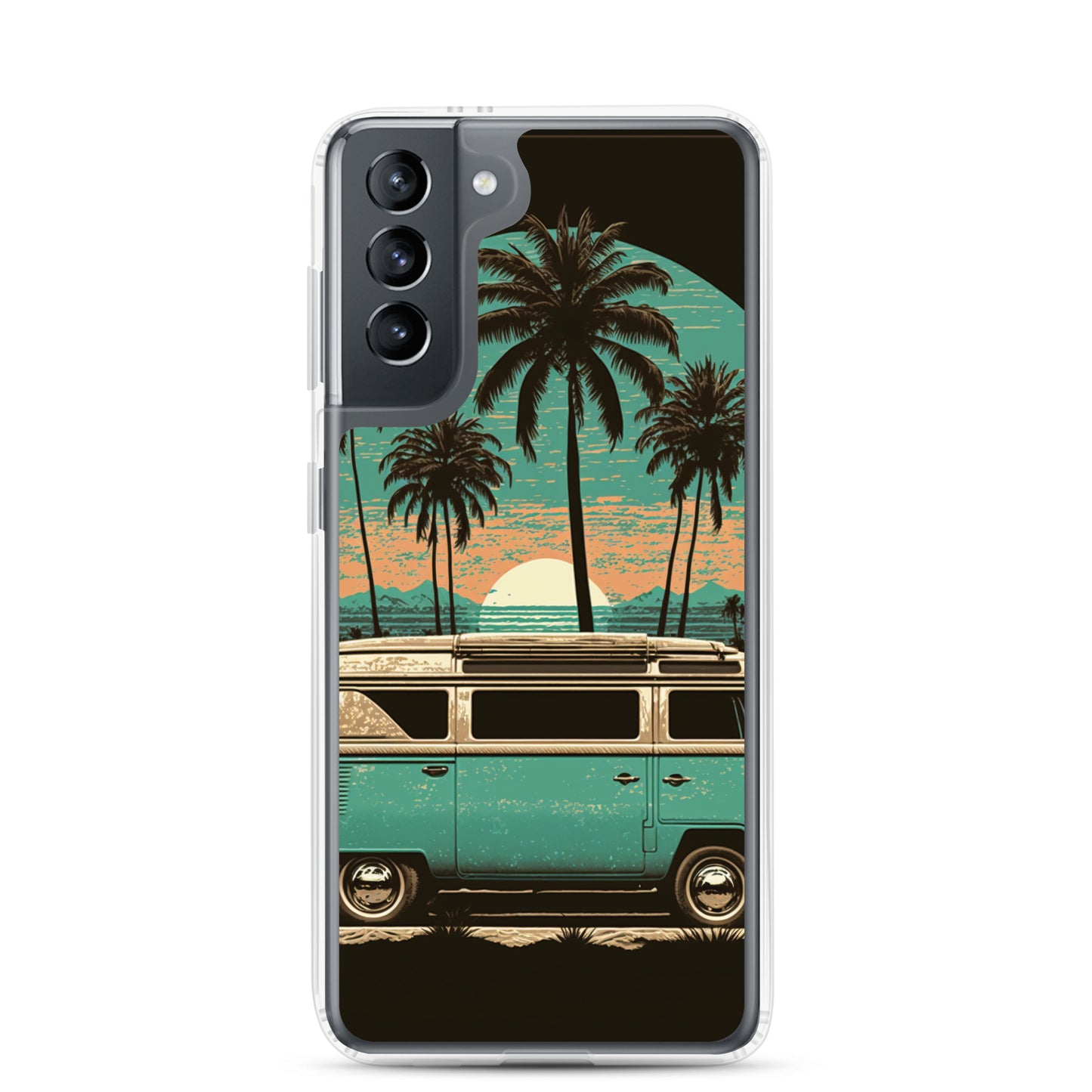 Samsung Case - Teal Beach Camper