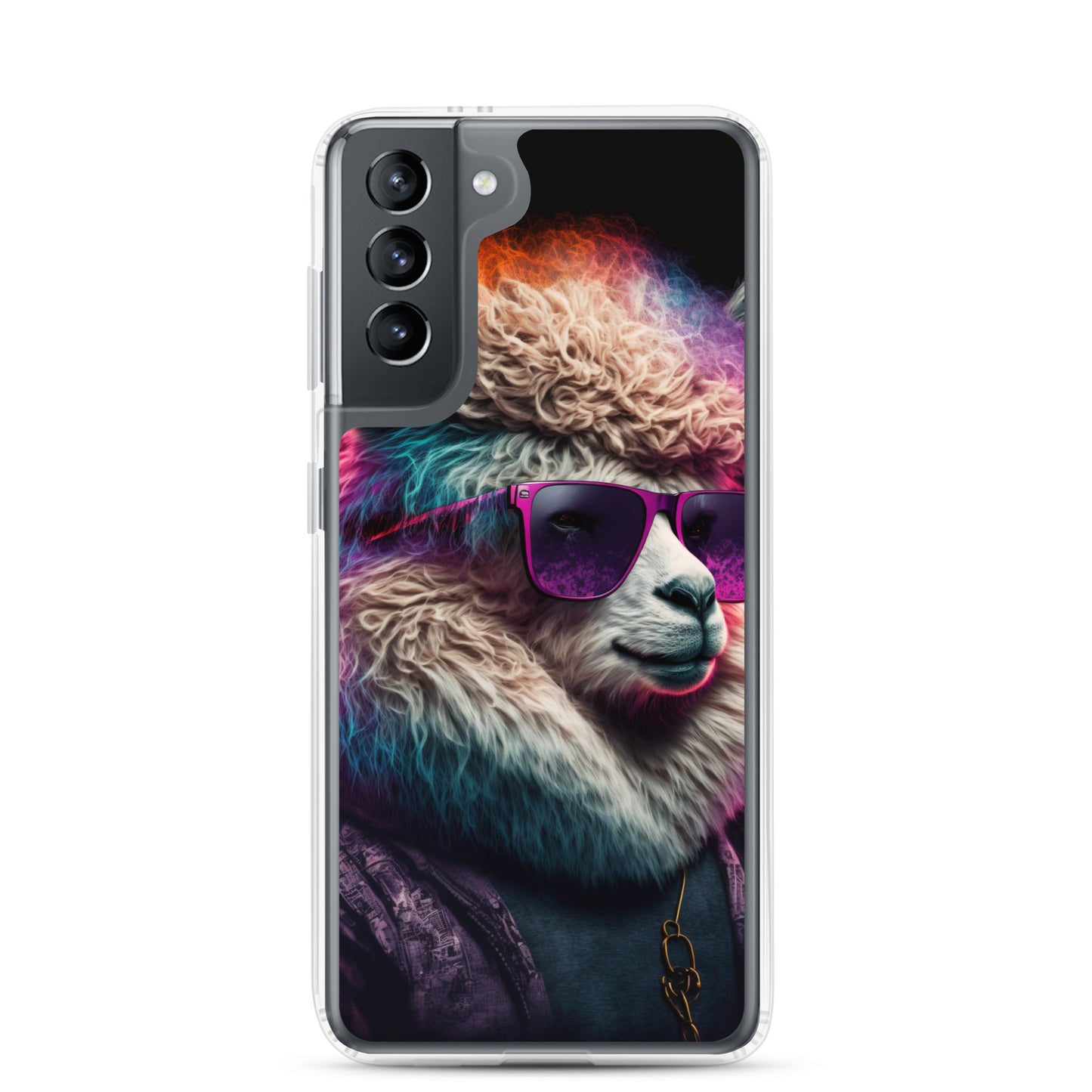 Samsung Case - Synthwave Cool Llama