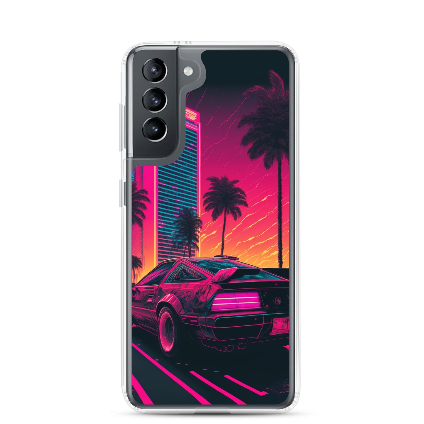 Samsung Case - Synthwave City Streets